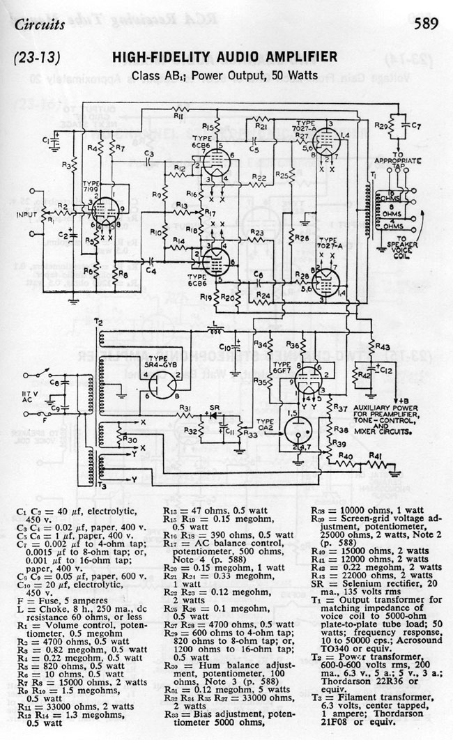 Rca Receiving Tube Manual 1964 Edition Engineering Radio